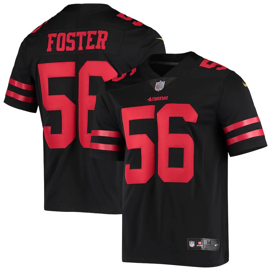 Men San Francisco 49ers #56 Reuben Foster Nike Black Vapor Limited Player NFL Jersey